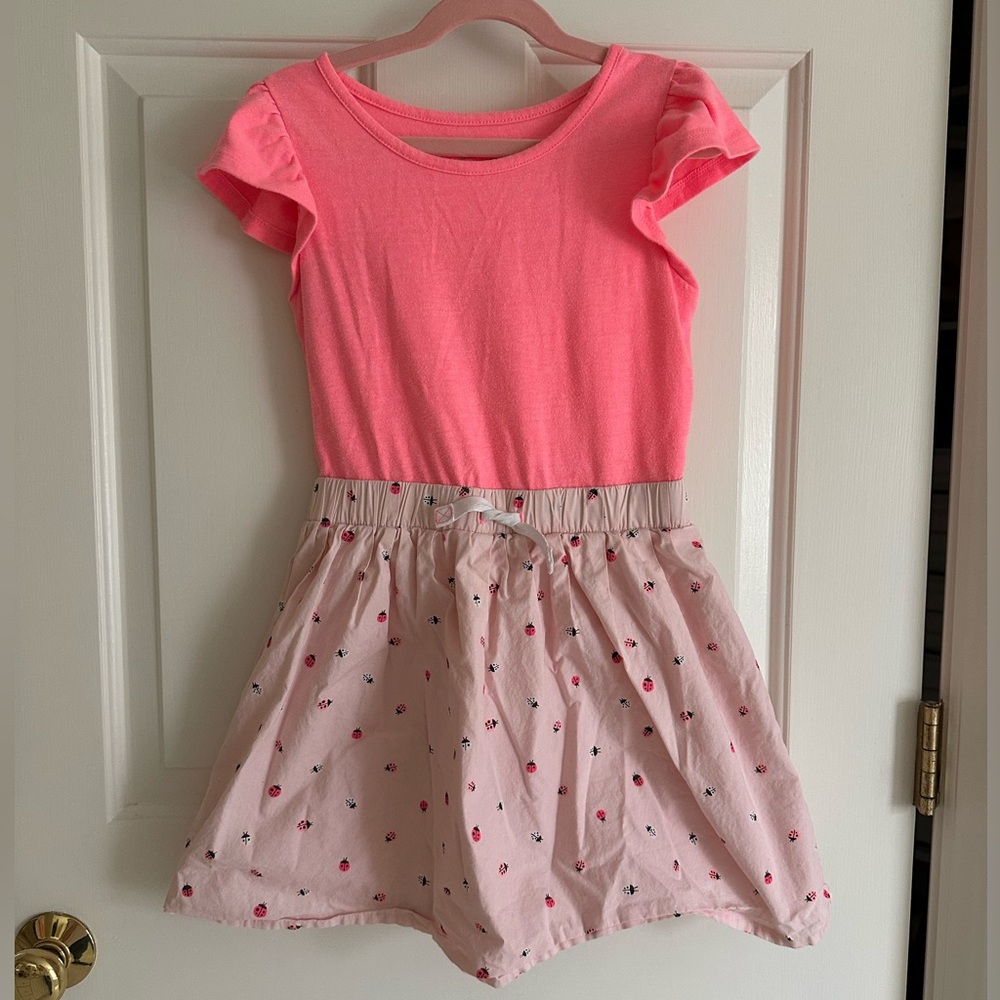 Cat & Jack ladybug dress, kids size M